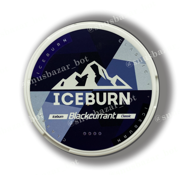 ICEBURN 100mg вкус - черная смородина